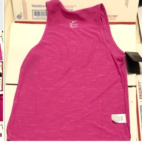 ❤️NWT Nike Pink Dri Fit Small Top - Picture 3 of 7